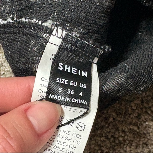 SHEIN Black and White Mini Skirt - Picture 10 of 12